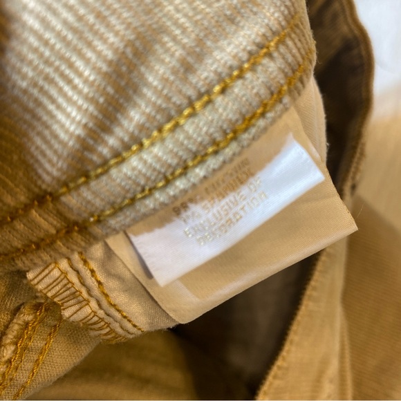 Tommy Hilfiger Low Rise Bootcut Brown Beige Courdory Pants Size 9 - Picture 11 of 11